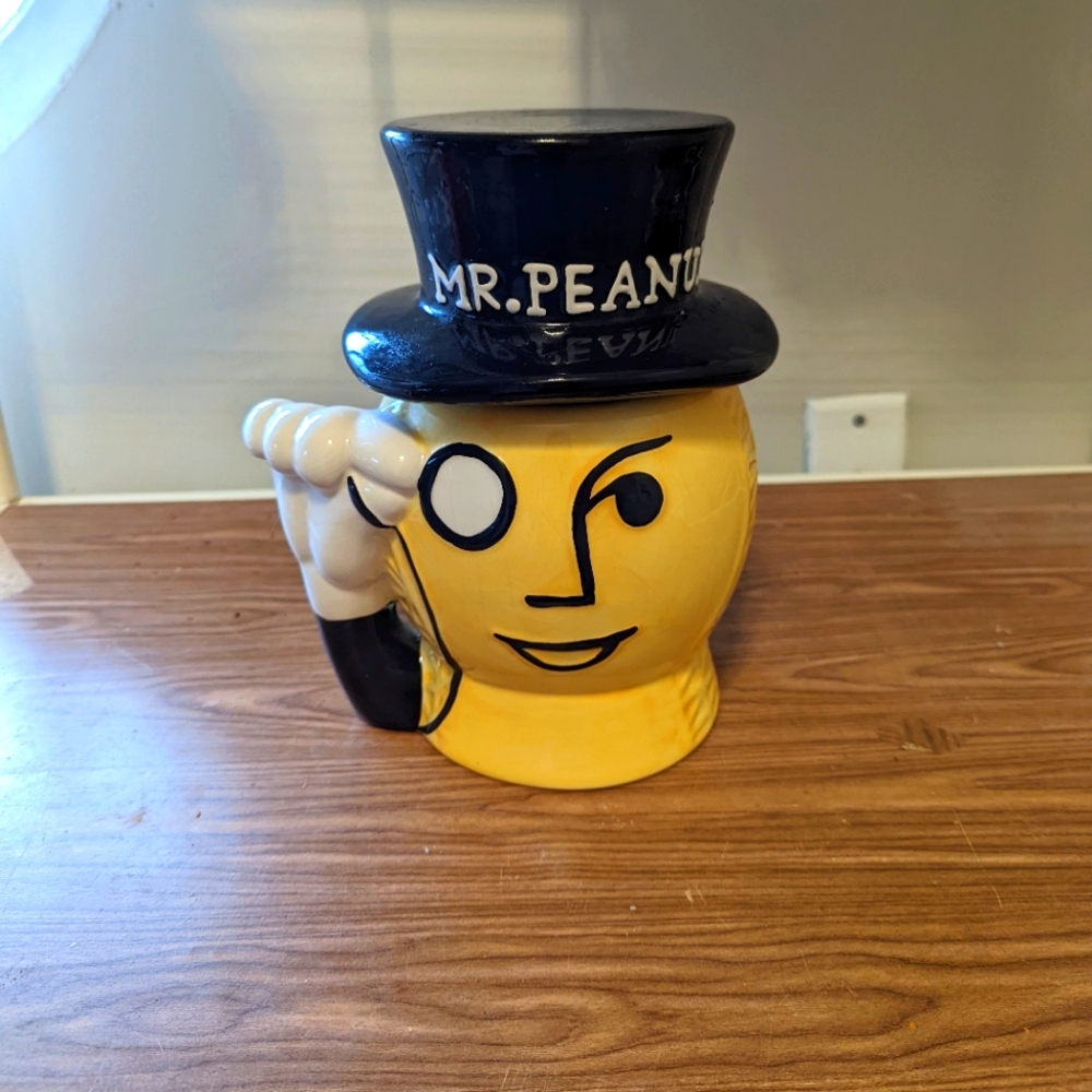 Vintage Mr Peanut Cookie Jar